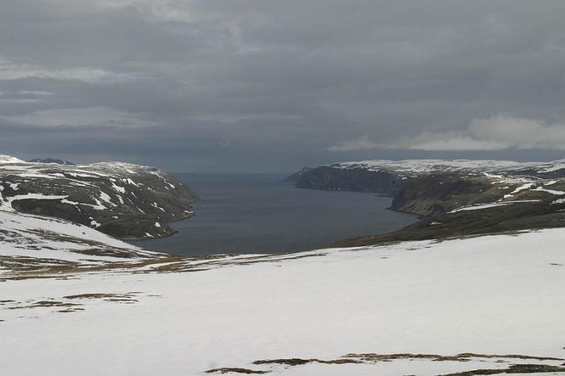 IMG_0598 Nordkapp.  The northernmost point in Europe.  It was still winter up there.