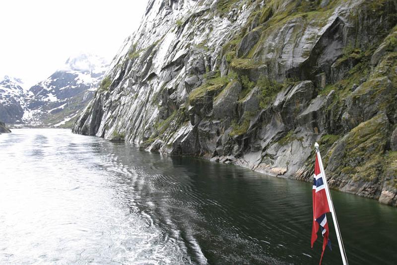IMG_0619 We were less than 20 feet from the sides of the fjord.