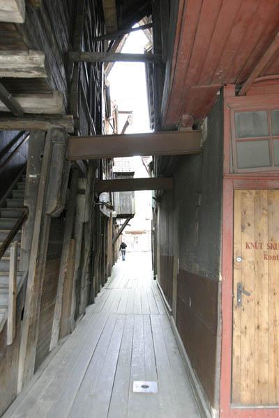 IMG_0687 A alleyway between the tipsy buildings.