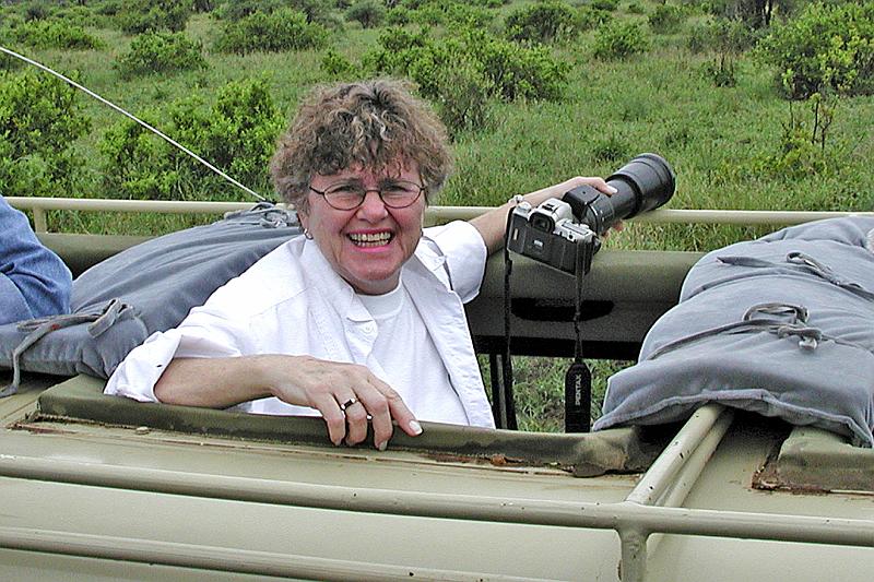 DSCN1956 Gretchen ready to take a picture.