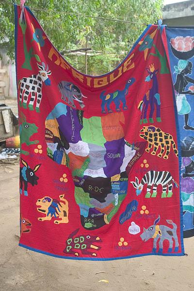 CRW_4522 Oct. 29, 2006 - Contonou, Benin.  I still think we should have bought this tapestry.