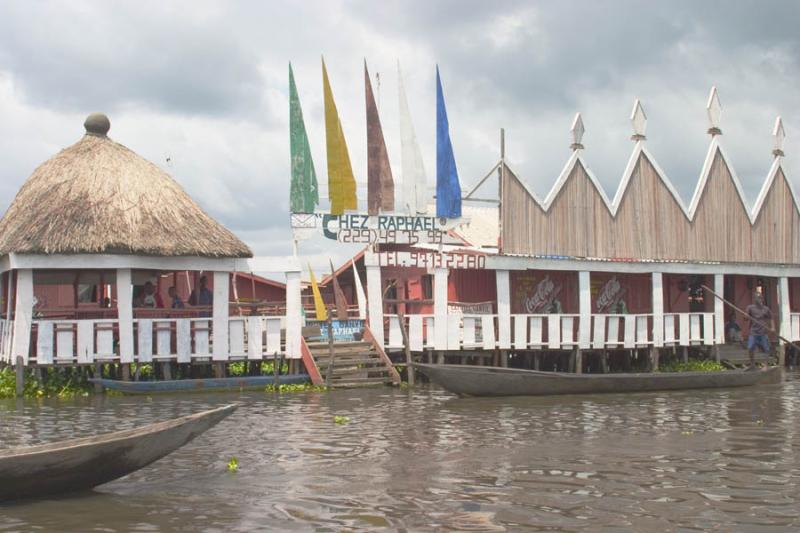 CRW_4546 Oct. 29, 2006 - Contonou, Benin - Stilt Village.  The Grand Hotel.