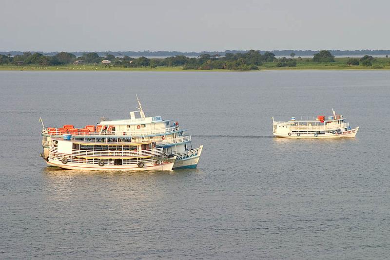 CRW_5059 Nov. 23, 2006 - Santarem, Brazil.  At 5:00 PM the river ferries left Santarem.